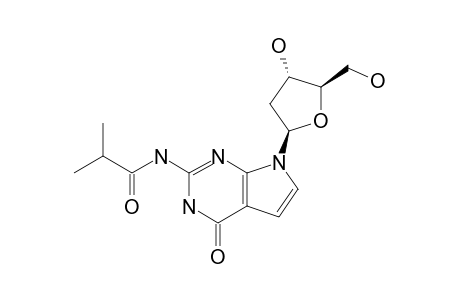 2-ISOBUTYRYLAMINO-5-(2-DEOXY-BETA-D-ERYTHRO-PENTOFURANOSYL)-7H-PYRROLO-[2,3-D]-PYRIMIDIN-4(3H)-ONE