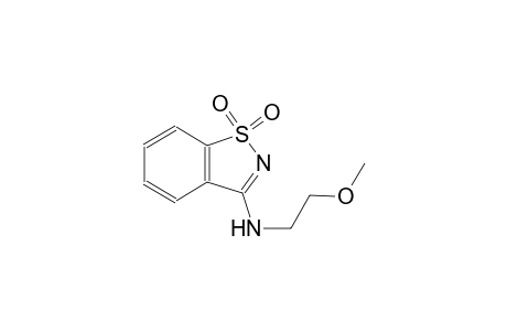 N-(2-methoxyethyl)-1,2-benzisothiazol-3-amine 1,1-dioxide