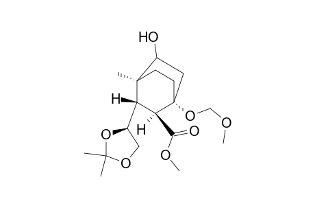 Methyl (1R,2S,3S,4S,4'S)-1-Methoxymethoxy-4-methyl-3-(2',2'-dimethyl-1',3'-dioxolan-4'-yl)-5-hydroxybicxyclo[2.2.2]octane-2-carboxylate