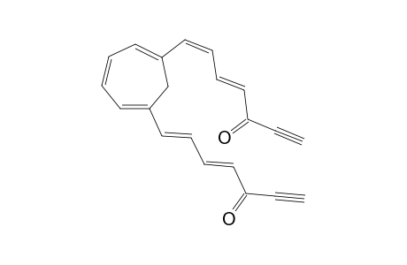 (E,Z) and (E,E)-1,6-Bis(5-Oxohepta-1,3-dien-6-ynyl)cyclohepta-1,3,5-triene