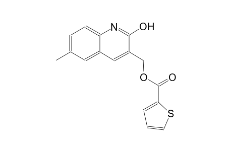 (2-hydroxy-6-methyl-3-quinolinyl)methyl 2-thiophenecarboxylate