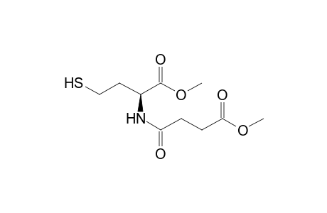 Methyl (2RS)-2-[N-(4-Methoxy-4-oxobutanoyl)amino]homocyseinate