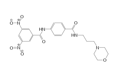 benzamide, N-[4-[[[3-(4-morpholinyl)propyl]amino]carbonyl]phenyl]-3,5-dinitro-