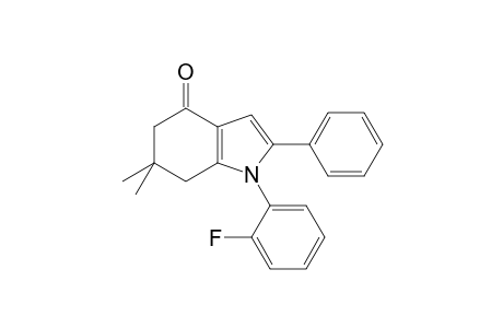 1-(2-Fluorophenyl)-6,6-dimethyl-2-phenyl-1,5,6,7-tetrahydro-4H-indol-4-one
