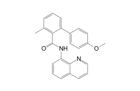 4'-Methoxy-3-methyl-N-(quinolin-8-yl)-[1,1'-biphenyl]-2-carboxamide