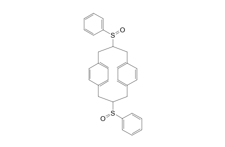 Tricyclo[10.2.2.2(5,8)]octadeca-5,7,12,14,15,17-hexaene, 3,10-bis(phenylsulfinyl)-,stereoisomer