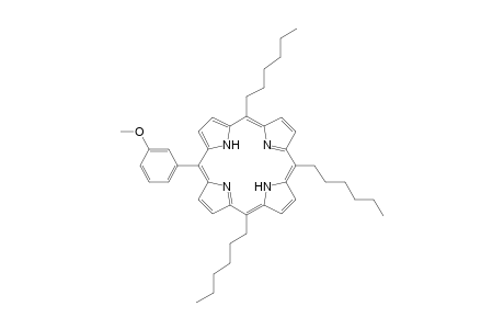 5,10,15-Trihexyl-20-(3-methoxyphenyl)porphyrin