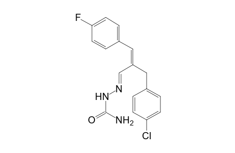 Hydrazinecarboxamide, 2-[2-[(4-chlorophenyl)methyl]-3-(4-fluorophenyl)-2-propenylidene]-