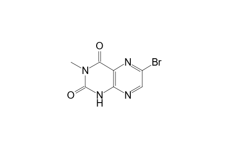 6-Bromanyl-3-methyl-1H-pteridine-2,4-dione