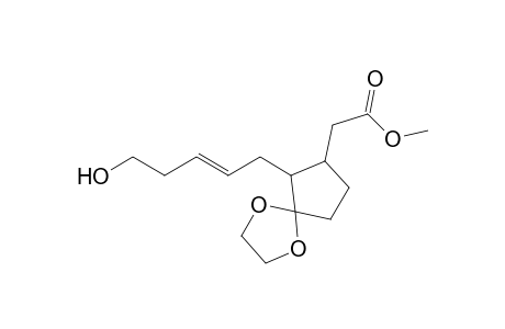 Methyl [6-(5-hydroxypent-2-enyl)-1,4-dioxaspiro[4.4]non-7-yl]acetate