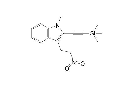 3-(2'-Nitroethyl)-1-methyl-[(trimethylsilyl)ethynyl]indole