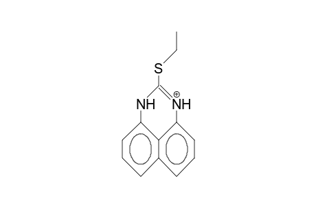 2-Ethylthio-perimidinium cation