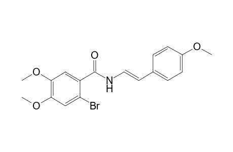 (E)-N-(4'-Methoxystyryl)-2-bromo-4,5-dimethoxybenzamide