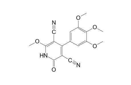 1,2-dihydro-6-methoxy-2-oxo-4-(3,4,5-trimethoxyphenyl)-3,5-pyridinedicarbonitrile