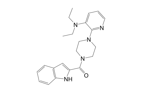 1-(Indolyl-2-carbonyl)-4-[3-(diethylamino)-2-pyridyl]piperazine