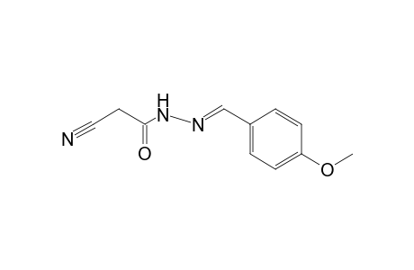 CYANOACETIC ACID, (p-METHOXYBENZYLIDENE)HYDRAZIDE