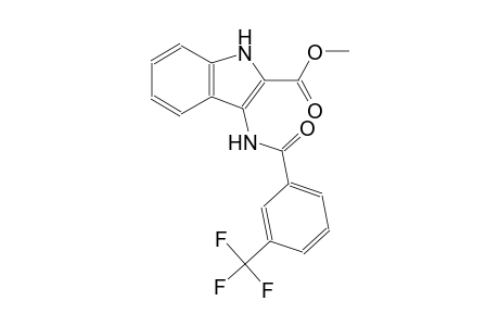 methyl 3-{[3-(trifluoromethyl)benzoyl]amino}-1H-indole-2-carboxylate