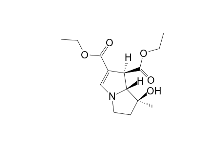 Diethyl (1S*,7S*,7aR*)-7-Hydroxy-7-methyl-5,6,7,7a-tetrahydro1H-pyrrolizine-1,2-carboxylate