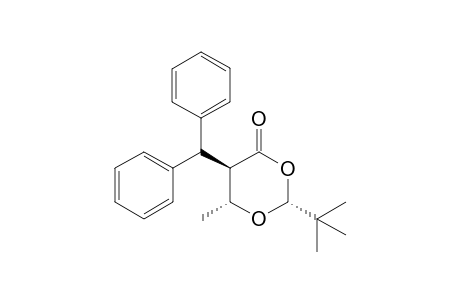 (2R,5R,6R)-2-tert-butyl-5-(diphenylmethyl)-6-methyl-1,3-dioxan-4-one