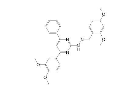 2,4-dimethoxybenzaldehyde [4-(3,4-dimethoxyphenyl)-6-phenyl-2-pyrimidinyl]hydrazone