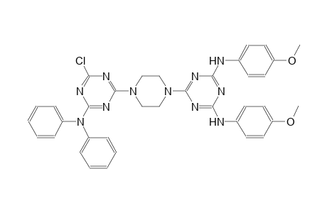 1,3,5-triazine-2,4-diamine, 6-[4-[4-chloro-6-(diphenylamino)-1,3,5-triazin-2-yl]-1-piperazinyl]-N~2~,N~4~-bis(4-methoxyphenyl)-