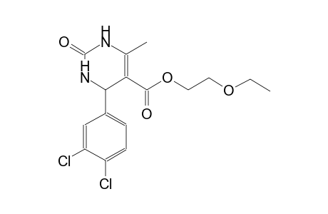 2-ethoxyethyl 4-(3,4-dichlorophenyl)-6-methyl-2-oxo-1,2,3,4-tetrahydro-5-pyrimidinecarboxylate