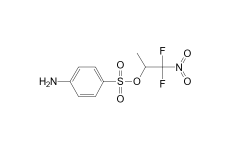 2,2-Difluoro-1-methyl-2-nitroethyl 4-aminobenzenesulfonate