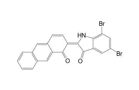 3H-Indol-3-one, 5,7-dibromo-1,2-dihydro-2-(1-oxo-2(1H)-anthracenylidene)-