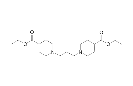 1-[3-(4-carbethoxypiperidino)propyl]isonipecotic acid ethyl ester