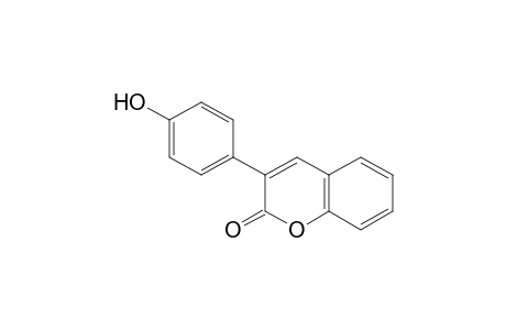 3-(p-hydroxy)-phenyl-coumarin