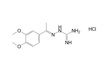 [(alpha-methylveratrylidene)amino]guanidine, monohydrochloride