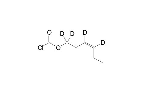 (Z)-[1,1,3,4-2H4]Hex-3-enyl Chloroformate