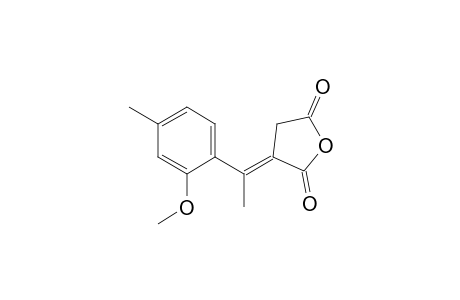 2,5-Furandione, dihydro-3-[1-(2-methoxy-4-methylphenyl)ethylidene]-, (E)-