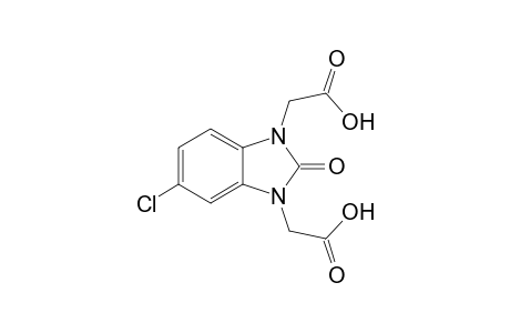 2-[3-(carboxymethyl)-5-chloro-2-keto-benzimidazol-1-yl]acetic acid