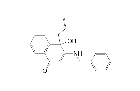 3-(benzylamino)-4-hydroxy-4-prop-2-enylnaphthalen-1-one