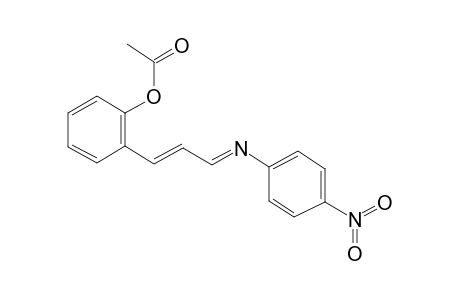 Acetic acid, 2-[3-(4-nitrophenylimino)-1-propenyl]phenyl ester