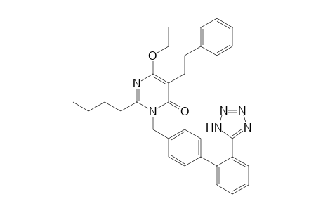 2-Butyl-6-ethoxy-5-phenethyl-3-[2'-(1H-tetrazol-5-yl)-biphenyl-4-ylmethyl]-3H-pyrimidin-4-one