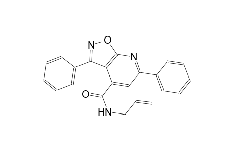 isoxazolo[5,4-b]pyridine-4-carboxamide, 3,6-diphenyl-N-(2-propenyl)-
