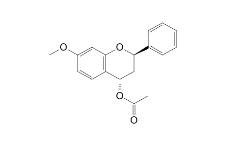 7-Methoxy(trans)flavan-4-ol acetate