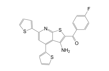 [3-amino-4,6-di(2-thienyl)thieno[2,3-b]pyridin-2-yl](4-fluorophenyl)methanone