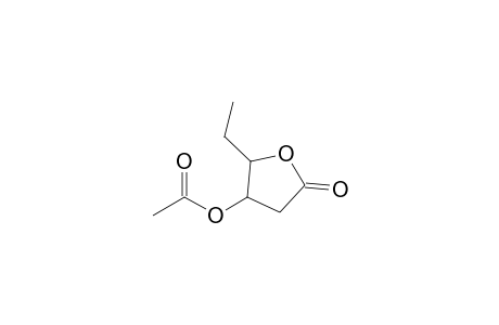 2(3H)-Furanone, 4-(acetyloxy)-5-ethyldihydro-