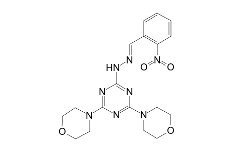 (4,6-dimorpholino-s-triazin-2-yl)-[(E)-(2-nitrobenzylidene)amino]amine