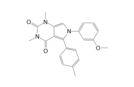 6-(3-methoxyphenyl)-1,3-dimethyl-5-(4-methylphenyl)-1H-pyrrolo[3,4-d]pyrimidine-2,4(3H,6H)-dione