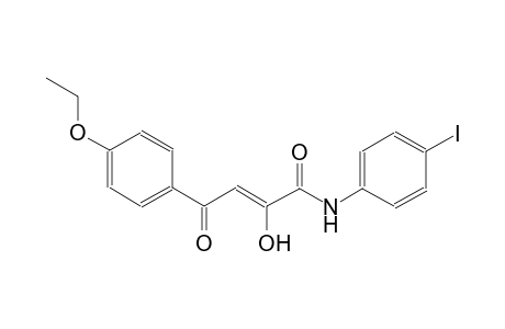 (2Z)-4-(4-ethoxyphenyl)-2-hydroxy-N-(4-iodophenyl)-4-oxo-2-butenamide