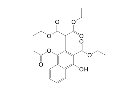 2-(1-Acetoxy-3-ethoxycarbonyl-4-hydroxynaphthalen-2-yl)malonic acid diethyl ester