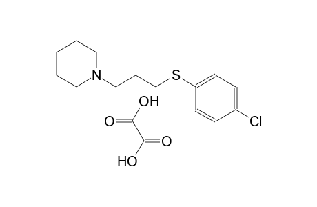 1-{3-[(4-chlorophenyl)sulfanyl]propyl}piperidine oxalate