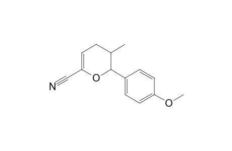 2-(4-Methoxyphenyl)-3-methyl-3,4-dihydro-2H-pyran-6-carbonitrile