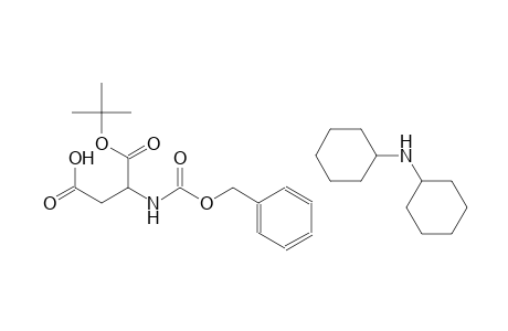 (3S)-3-{[(benzyloxy)carbonyl]amino}-4-tert-butoxy-4-oxobutanoic acid compound with N-cyclohexylcyclohexanamine (1:1)