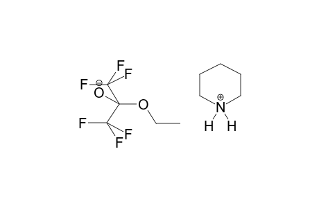 BIS(TRIFLUOROMETHYL)ETHOXYCARBINOL, PIPERIDYLAMMONIUM SALT