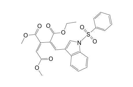 1,3-Butadiene-1,2,3-tricarboxylic acid, 4-[1-(phenylsulfonyl)-1H-indol-3-yl]-, 3-ethyl 1,2-dimethyl ester, (E,Z)-